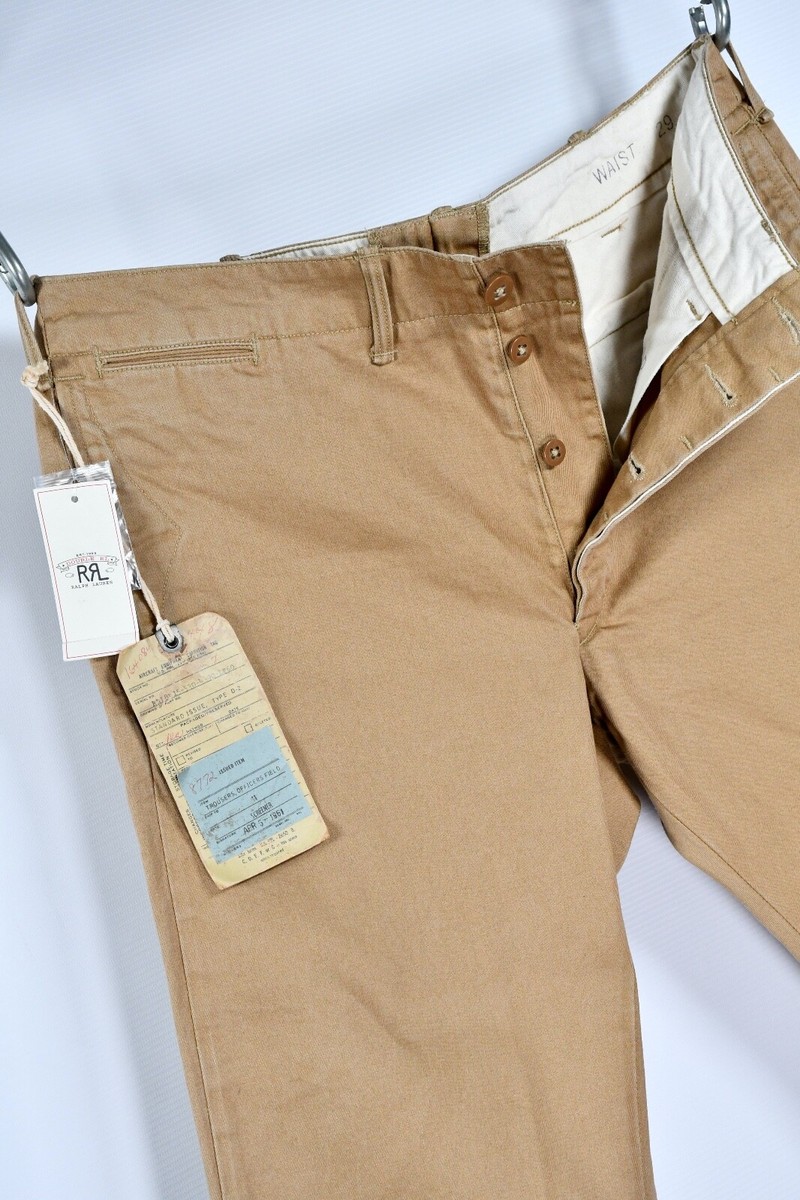 RRL Double RL Ralph Lauren Officer's Field Chino Pants size RRL Double RL Ralph Lauren Officer's Field Chino Pants size