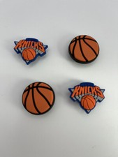 NBA New York Knicks Basketball Team For Crocs Shoe Charms - 4 Pieces