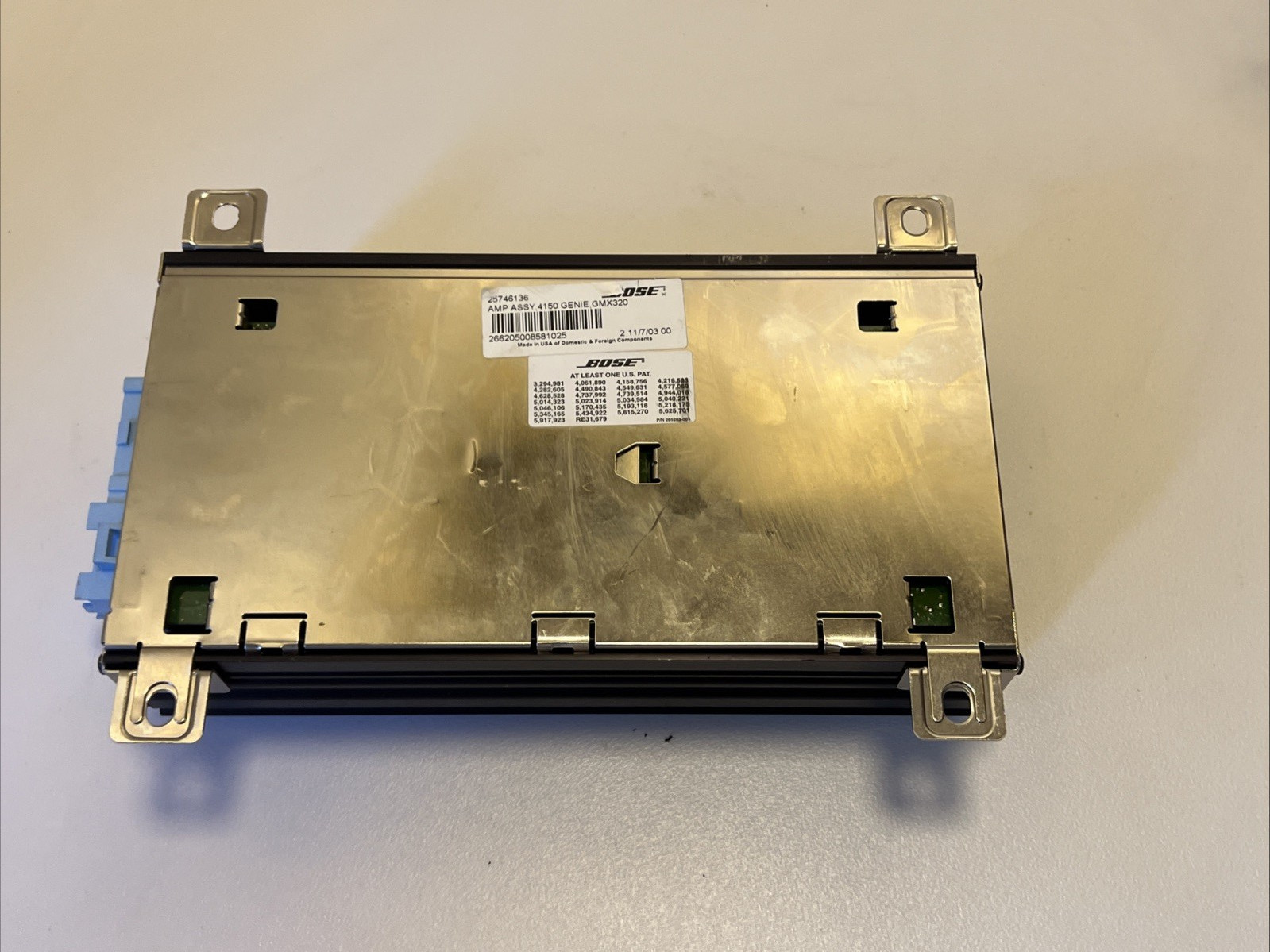 25766998 GMX320 MY04 BOSE Radio Amplifier Audio System 03-07 CADILLAC CTS