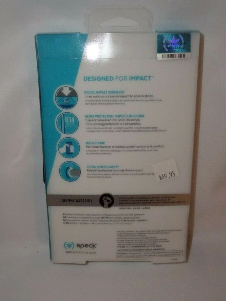 Funda de protección contra impactos Speck MightyShell grado militar para LG V10 - negra Foto 2 de 3