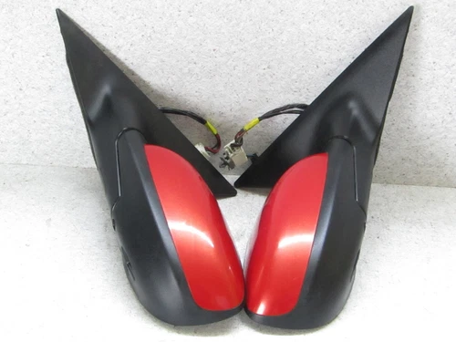 2002 2008 JDM MAZDA RX8 SE3P RED BLACK POWER FOLDING SIDE MIRROR W LIGHT OEM