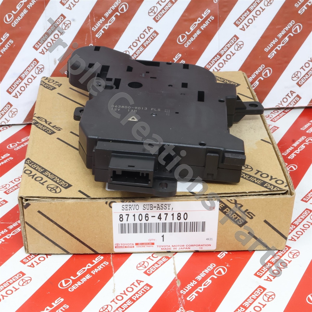 Toyota Genuine 87106-47180 Damper Servo Sub-Assy Blower 8710647180