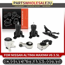 6x Engine Motor & Transmission Mount & Torque Strut Mount for Nissan Altima 3.5L