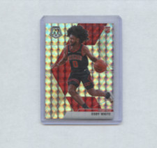 🔥🔥2019-20 PANINI MOSIAC COLBY WHITE SILVER  REFRACTOR PRIZM  ROOKIE