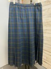 Pendleton Women's 100% Virgin Wool Skirt ARGYLE Tartan Plaid Sz 12