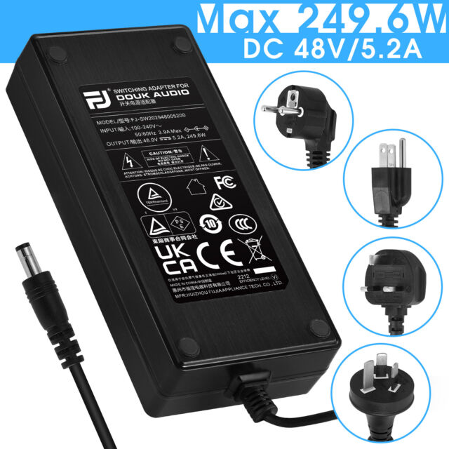REAL AC DC 48V/5A Power Supply Adapter 250W Charger Switching Power Transformer