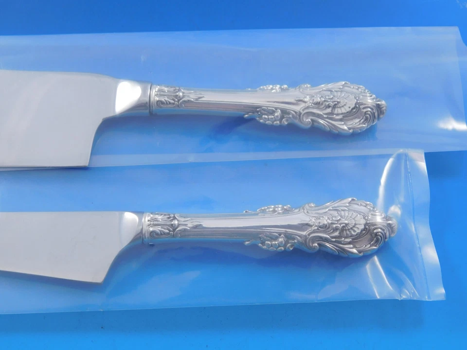 Juego de servir queso Sir Christopher by Wallace de plata esterlina 2 piezas HHWS personalizado Foto 4 de 4