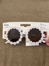Party Festival Kids Daisy Sunglasses Flower Sun Glasses Shades Round Frame AH 