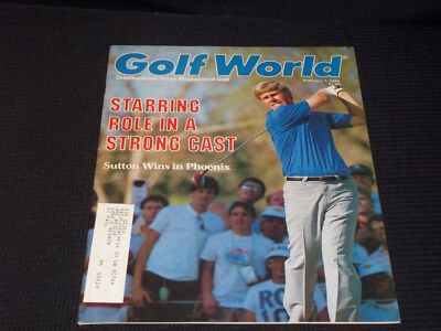 1986 FEBRUARY 7 GOLF WORLD MAGAZINE - HAL SUTTON FRONT COVER - E 5570A