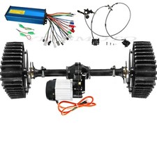 Wheel Snow Sand Track Rear Axle Kit 1000W 1500W Differential Motor for Golf Cart
