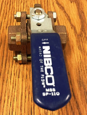 Nibco Material # NL99506, T-595-Y ½”, 3PC THRD Ball Full Port BRZ Ball Valve