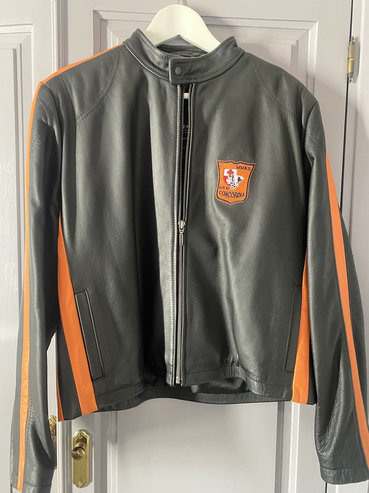 Concordia Elblag Jackets Leather / Cuero skórzana kurtka Football