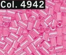 BIGIOTTERIA PERLE PERLINE BEADS BAGUETTES GUTERMANN 2 mm COL.4942