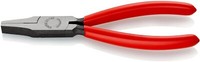 Flachzange Gesamt-L.160Mm Kopf Pol.Schwarz Atram.Ku.-ÜBerzug Knipex