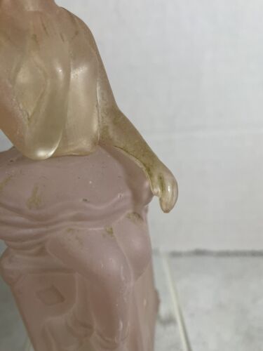 Avon Prima Ballerina rosa Glas Dekanter süß Ehrlichkeit Etikett leer - Bild 10 von 10