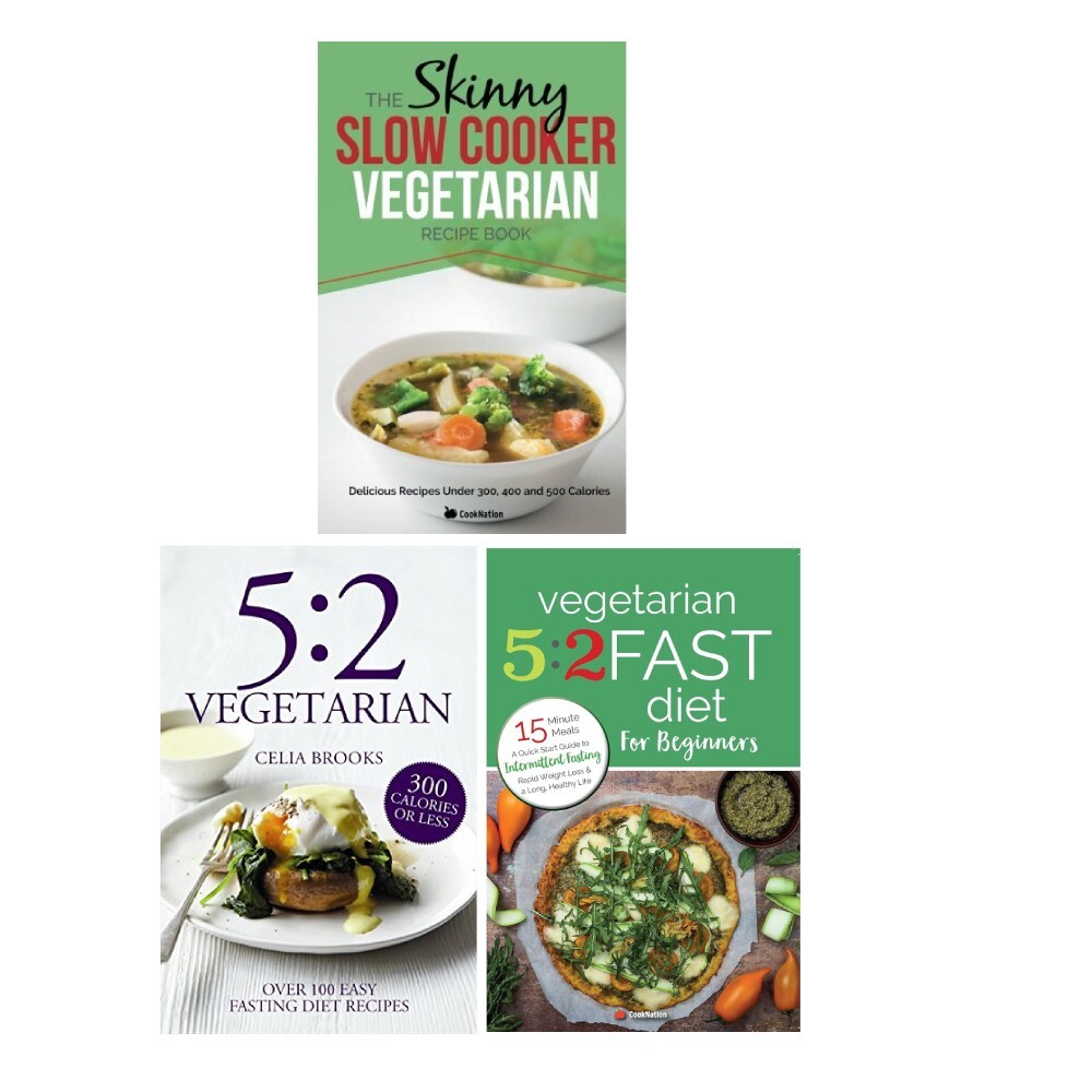 5 2 vegetarian, vegetarian 5 2 fast diet,slow cooker vegetarian recipe 3 Books