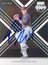 2016 Panini Elite Extra Edition /999 Connor Walsh Rookie White Sox AUTO SIGNED
