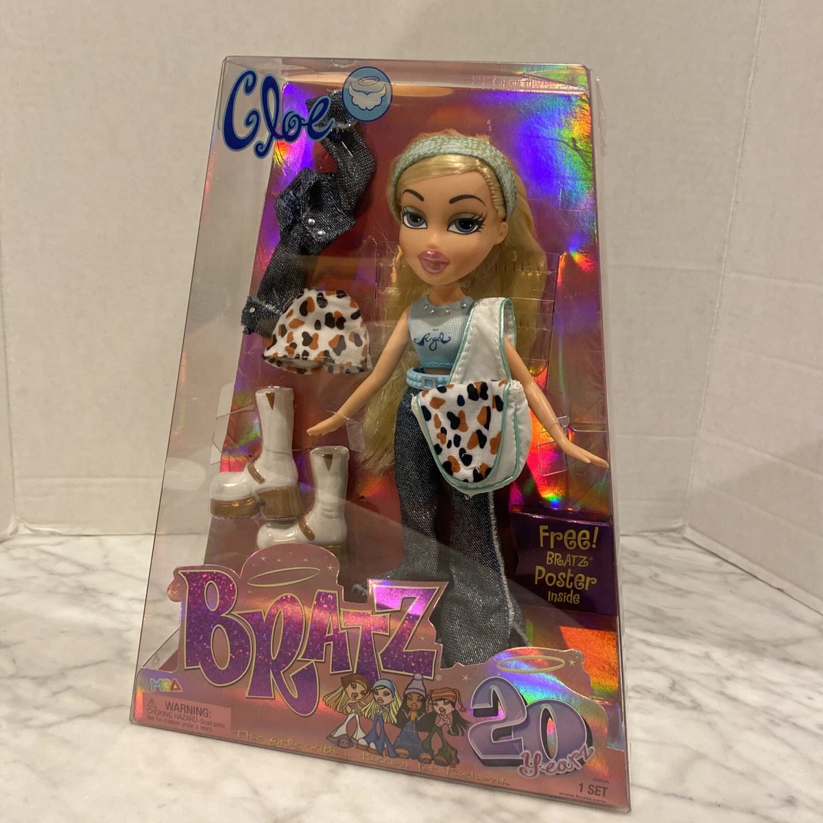 2021 MGA 20 YEARZ CLOE NRFB Bratz Fashion Doll Chloe Angel Anniversary  35051573418 | eBay