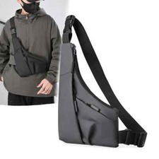 Anti Theft Close Fitting Chest Bag Men's Leisure Bag Crossbody Sports Sling Bag