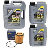 MotoröL Set Top Tec 4100 5W-40 Liqui Moly 7 Liter + ÖLfilter FüR BMW 1Er 3Er 5Er