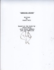 BRADLEY COOPER SIGNED AMERICAN SNIPER SCRIPT FULL 119 PAGE AUTHENTIC AUTOGRAPH