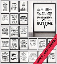Motivational Prints Poster - Inspiring Funny Home Decor & Wall Hangings A4 A3