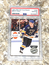 1991-92 Pro Set Platinum Brett Hull #282 GEM MINT PSA 10 St Louis Blues HOF 2009
