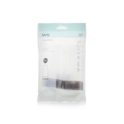 QVS Travel Bottle 2 pieces Refillable Bottle 50ml Flight Friendly Free Ship Usa