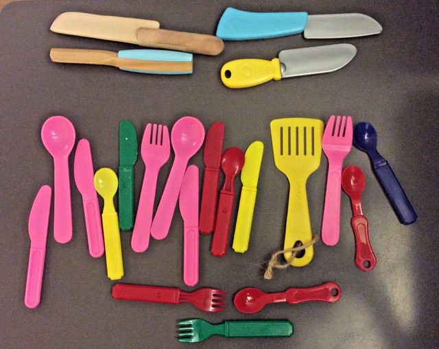 Cooking Fun Mini Plastic Kitchen Cooking Play Set Utensils Multi Colors and Size eBay