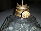Lamplight Farms Amish Horse & Buggy Oil Lamp Hexagon Pressed Glass  — photo 5