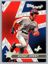 2001 Topps Stars Baseball Card #123 Shawn Green