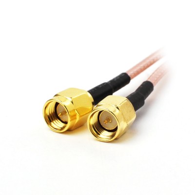 Cavo Saltatore 24V Per Radiofrequenza Cavo RG316 SMA Maschio A SMA Maschio Angolo Retto - 3 Piedi, Colore Rosa, Per Collegamenti RF Plug Rj 45