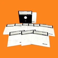 LOT OF 10 Microsoft Windows 386 Version 2.0 Disk 2 Of 3 ONLY NOT COMPLETE! READ