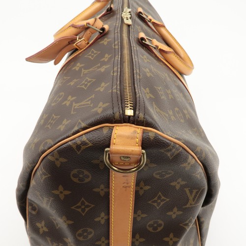 Auth Louis Vuitton Monogram Keep All Bandouliere 55 Boston Bag M41414 Used F/S - Picture 16 of 23