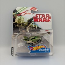 Hot Wheels Star Wars Character Car Yoda Diecast 1:64 Scale Mattel FDJ83-0910 New