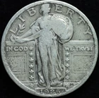 1925 Standing Liberty Quarter 90% Silver Better Detail US 25C