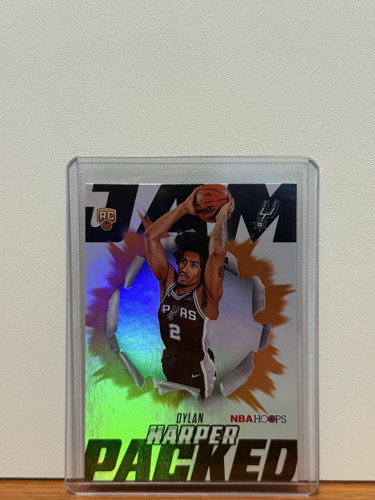 💥2025-26 Topps NBA Hoops Dylan Harper Jam Packed Orange JP-12 Spurs Rookie Card
