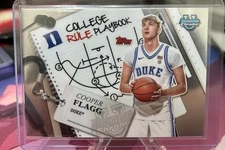 2024-25 Bowman University Chrome - College Rule PlayBook Cooper Flagg #CRP-5