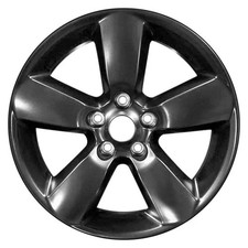 For Ram 1500 13-17 5-spoke Gloss Black 20x8 Alloy Factory Wheel Remanufactured