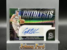Grayson Allen 2022-23 Panini Spectra Catalysts Black Asia 1/1 Auto #CSA-GRY