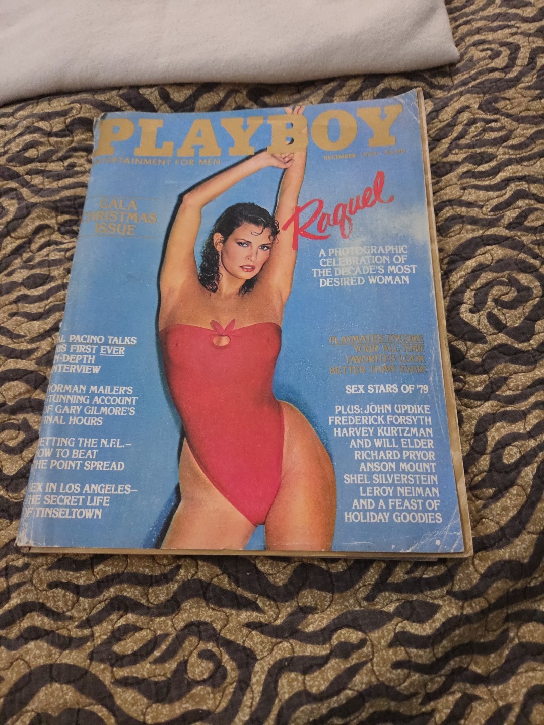 Playboy Magazine December 1979 Gala Christmas Issue Raquel Welch Vintage