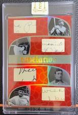 2025 Eternal Babe Ruth Jackie Robinson Honus Wagners 13/25 Quad Patch Red PZ05