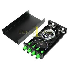Fiber optic terminal box 4 core Desktop type SC /APC with adapter pigtail 4 Port