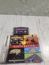 Namco Museum Game Boy Advance Game Cartridge & Manual - TESTED