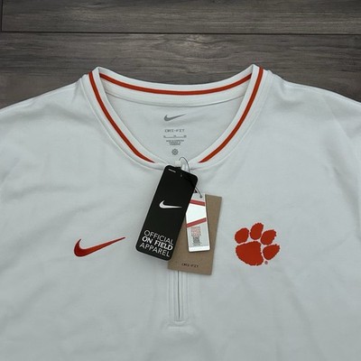 Nike Clemson Tigers Sideline Coaches On Field 1/4 Zip Jacket Men's