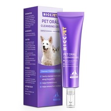 HICC PET Mouth Cleaning Gel for Dogs Cats, Daily Cleaning, 2.0 Fl Oz