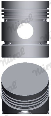 NÜRAL 87-525100-10 Pistone
