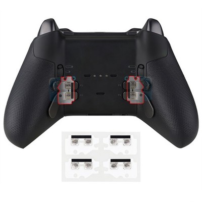 eXtremeRate Back Paddle Enhancement Metal Pad Kits for Xbox Elite Series 2