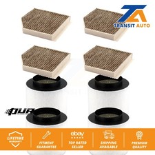 Air Cabin Filters (8 Total) Kit For Audi A8 Quattro S8 KFL-101426