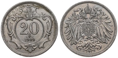 Österreich - Austria 20 Heller - Kaiserreich 1892-1918 verschiedene Jahrgänge